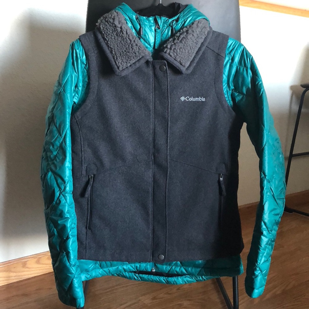 Columbia 2 piece jacket & vest
